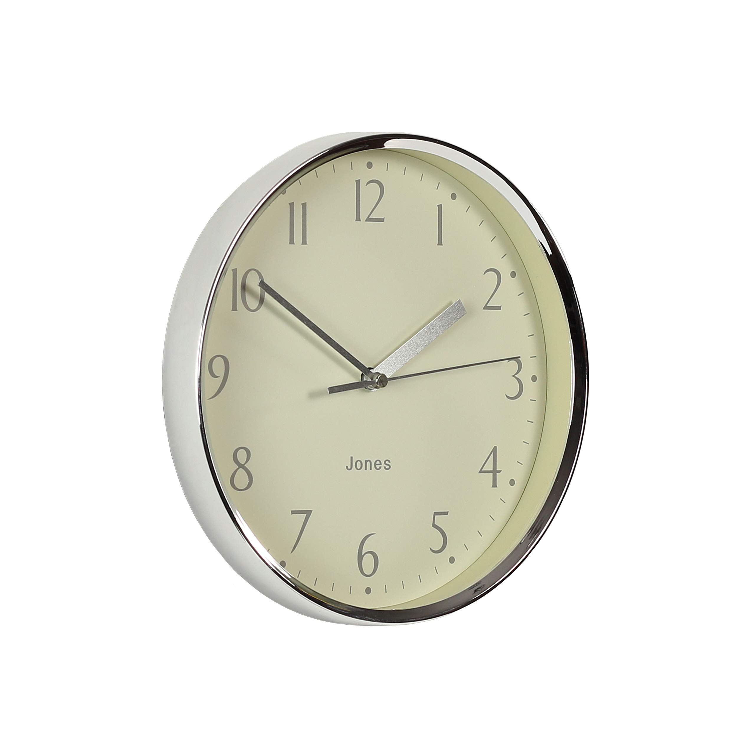 Jones Clocks® Dime Small Round Wall Clock Kitchen Clock Living Room Clock Office Clock