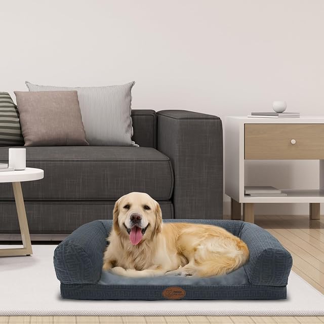 Foto 3 de 7 de PATAM Cama para Perros y Gatos, Colchón con Funda Lavable, Fondo Antideslizante, Disponible en 4 tamaños