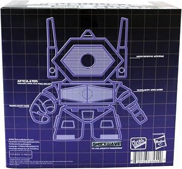 The Loyal Subjects Shockwave 8 Window Box | Transformers Collectors 3.75 Inch Action Figure Big Head - Shockwave