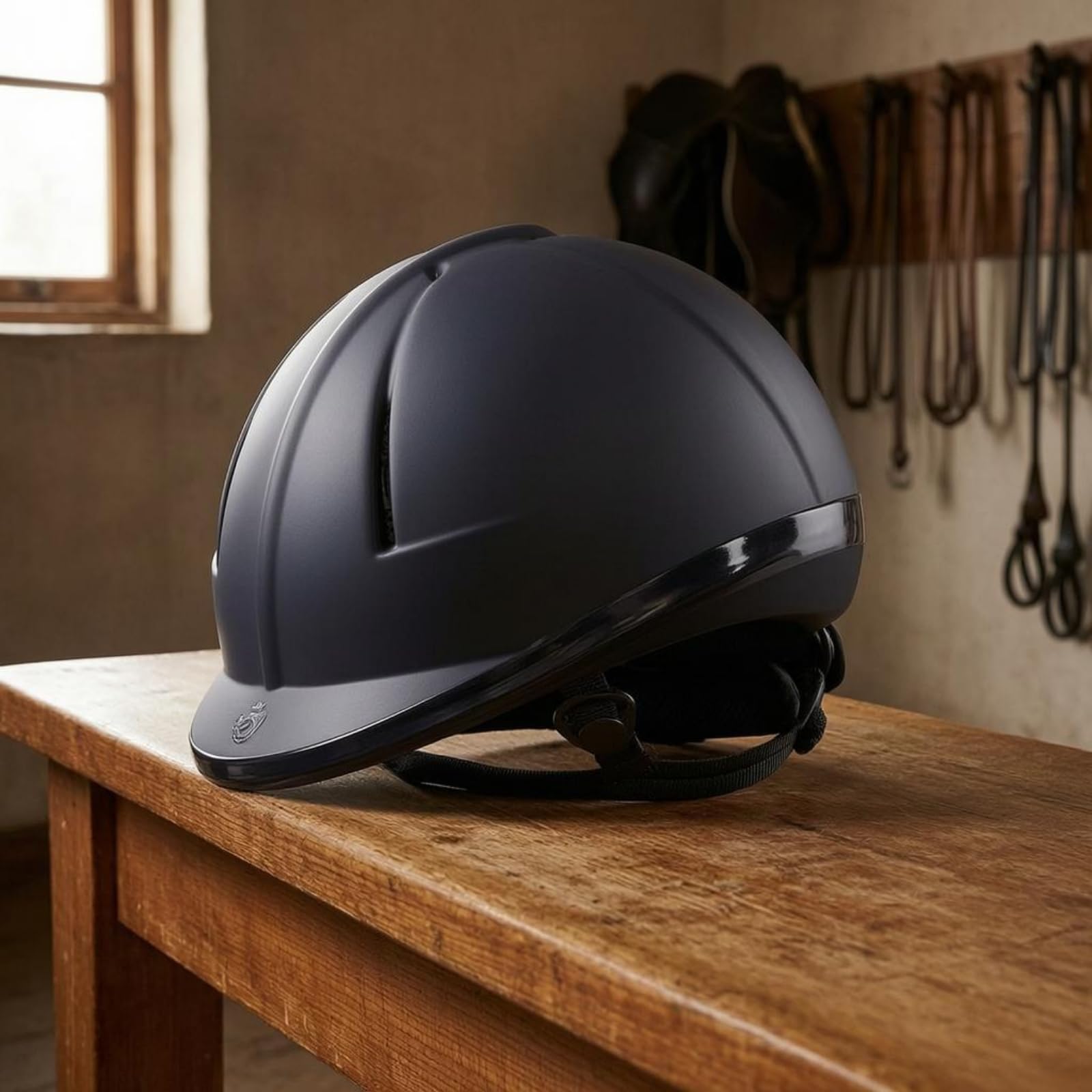 Amagogo Casco da Equitazione Protezione Elmetto da Cavallo Cappello da Equitazione Copricapo da Cavaliere con Finitura Opaca Ventilazione E Fibbia Regolabile