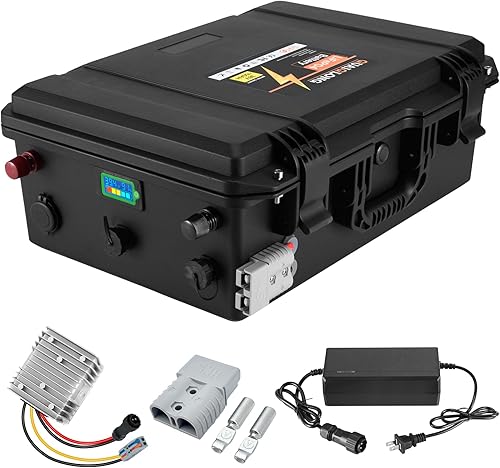 Miniatura 12 de Batería de litio de 36V 100AH con BMS inteligente de 120A y 16500 ciclos profundos, batería Lifepo4 de 36V 100AH con celdas de grado A para motor