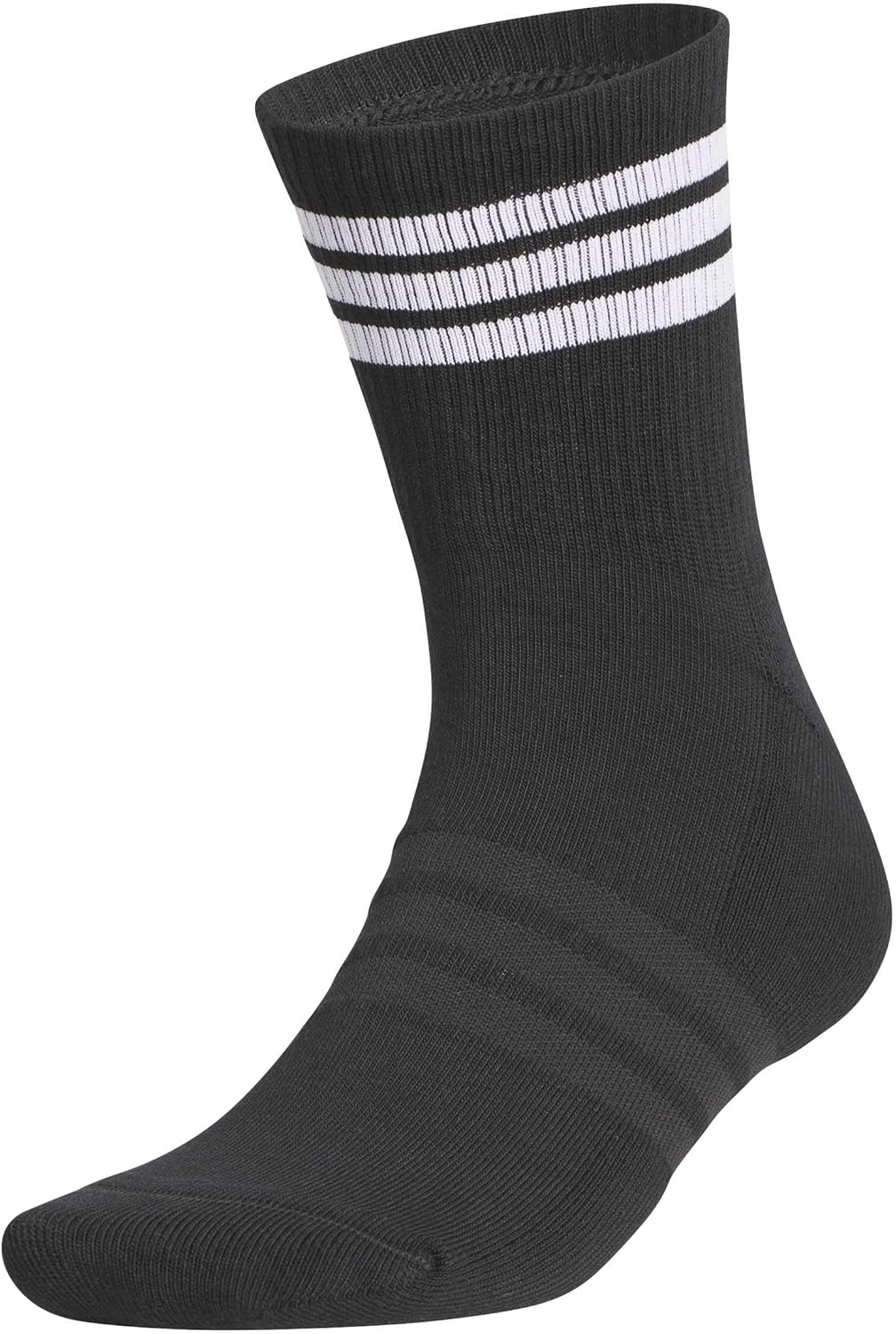adidas Unisex 3-STRIPE HALF CREW GOLF SOCK
