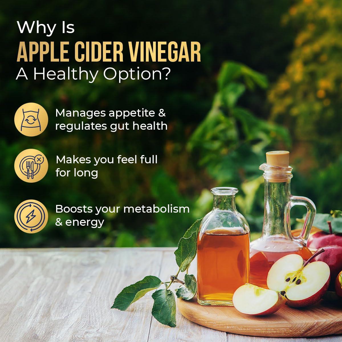 St.Botanica Natural Apple Cider Vinegar with Mothe