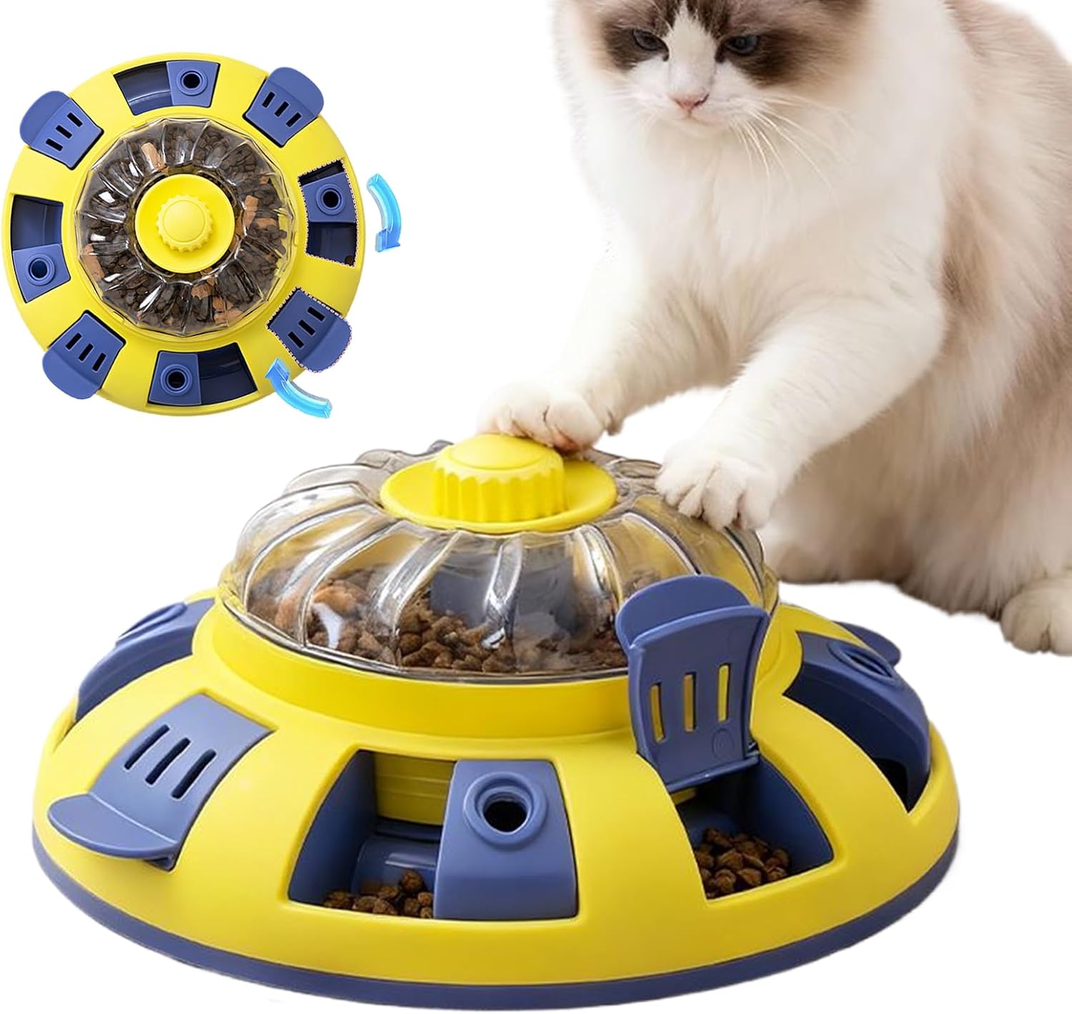 Treat Dispensing Dog Toys | Adjustable Interactive Puzzle - Dogs Puzzle Feeder,for Enrichment Aggressive Chewers Small Medium Large Breeds Puppy Training Indoor