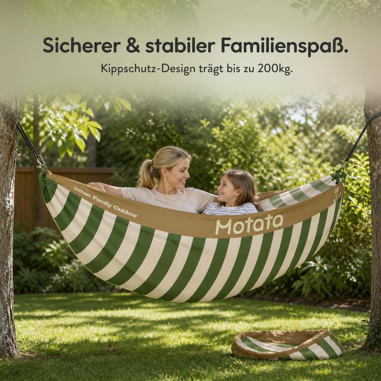 Hängematte Outdoor Faltbar Stabil 200 kg