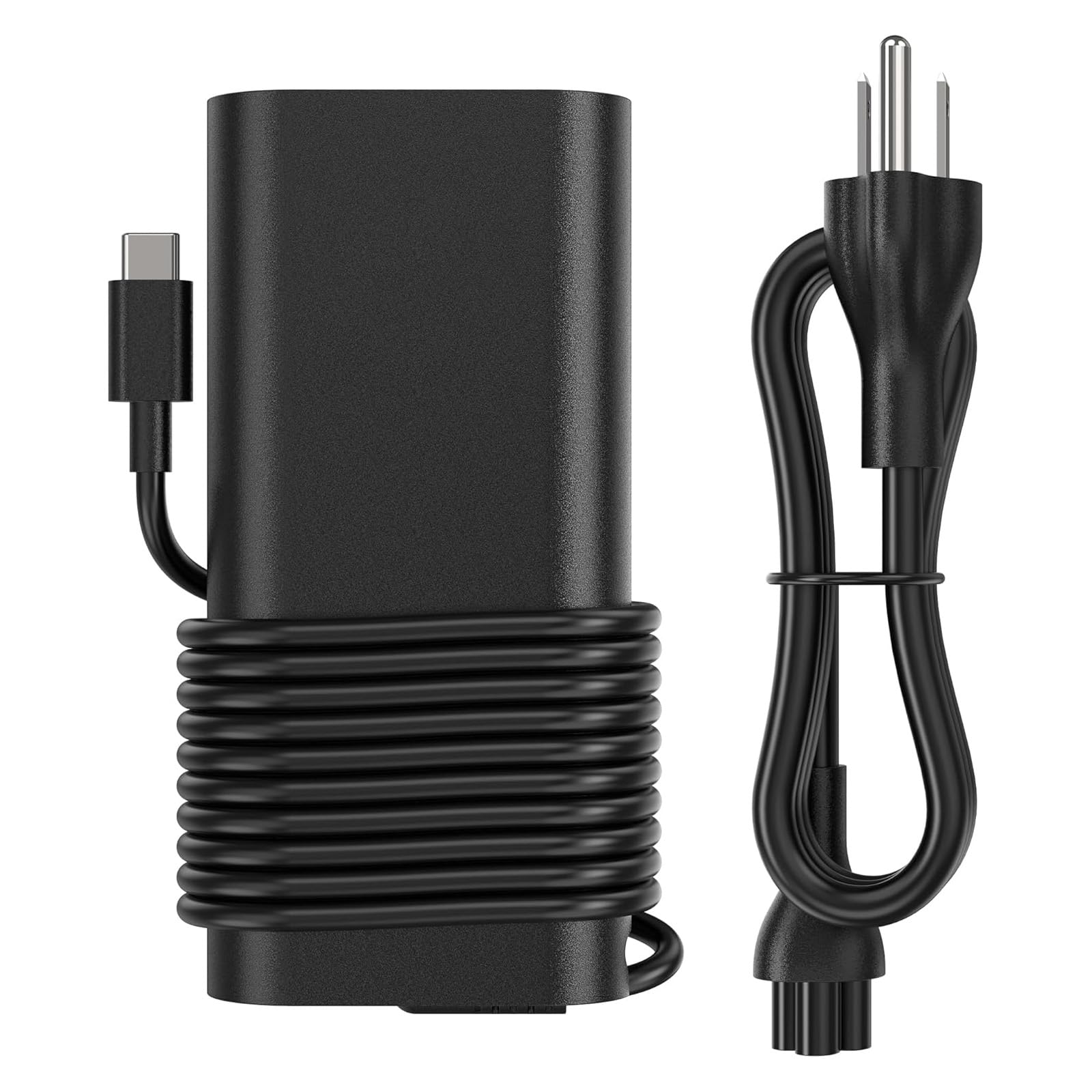 Cargador USB C De 100 W Para Portátil Dell Cargador De Computadora Tipo C Gan Adaptador Ultra Delgado Para Dell Precision 5680 Latitude XPS 14 Inspiron 14 16 5000 7000 0202 Cable De Alimentación