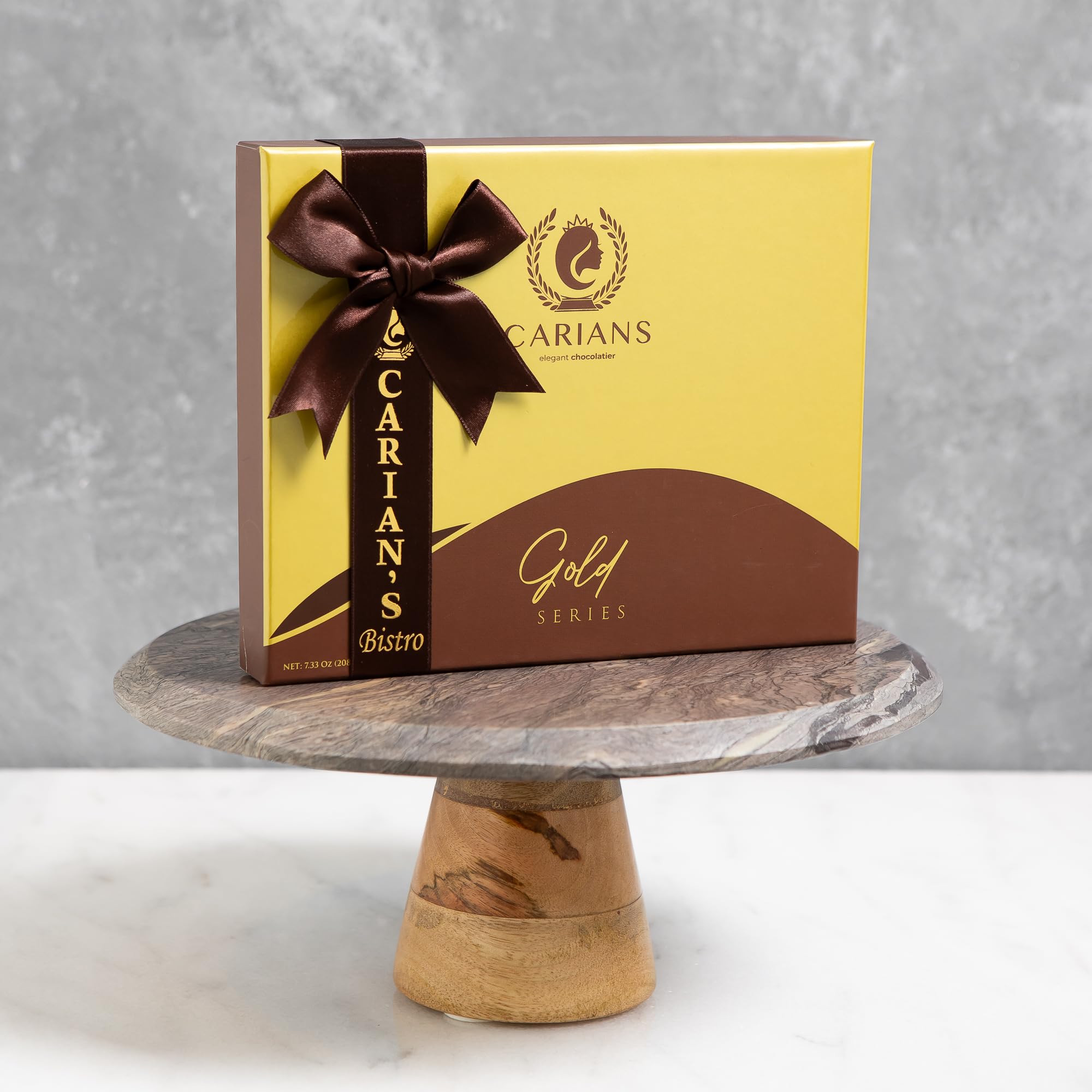 CARIANS Chocolatier Assorted Gourmet Chocolate Gift Box, Dark, Milk, White Chocolates Truffles, Treats for Thank you, Anniversary, Christmas, Thanksgiving: CARIANS Chocolate Gourmet Truffles Box, Chocolate Gift, Assorted Pralines Gift Box, Premium Gourmet Gift Basket, Assortment of Milk and Dark Chocolate