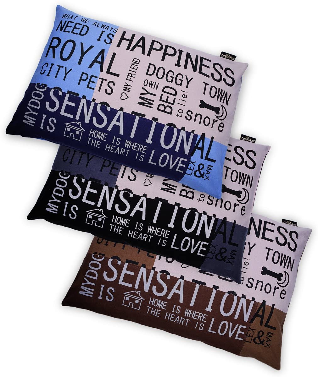 Lex & Max COVER RECT. HAPPINESS 100X70 TAUPE - Image 2