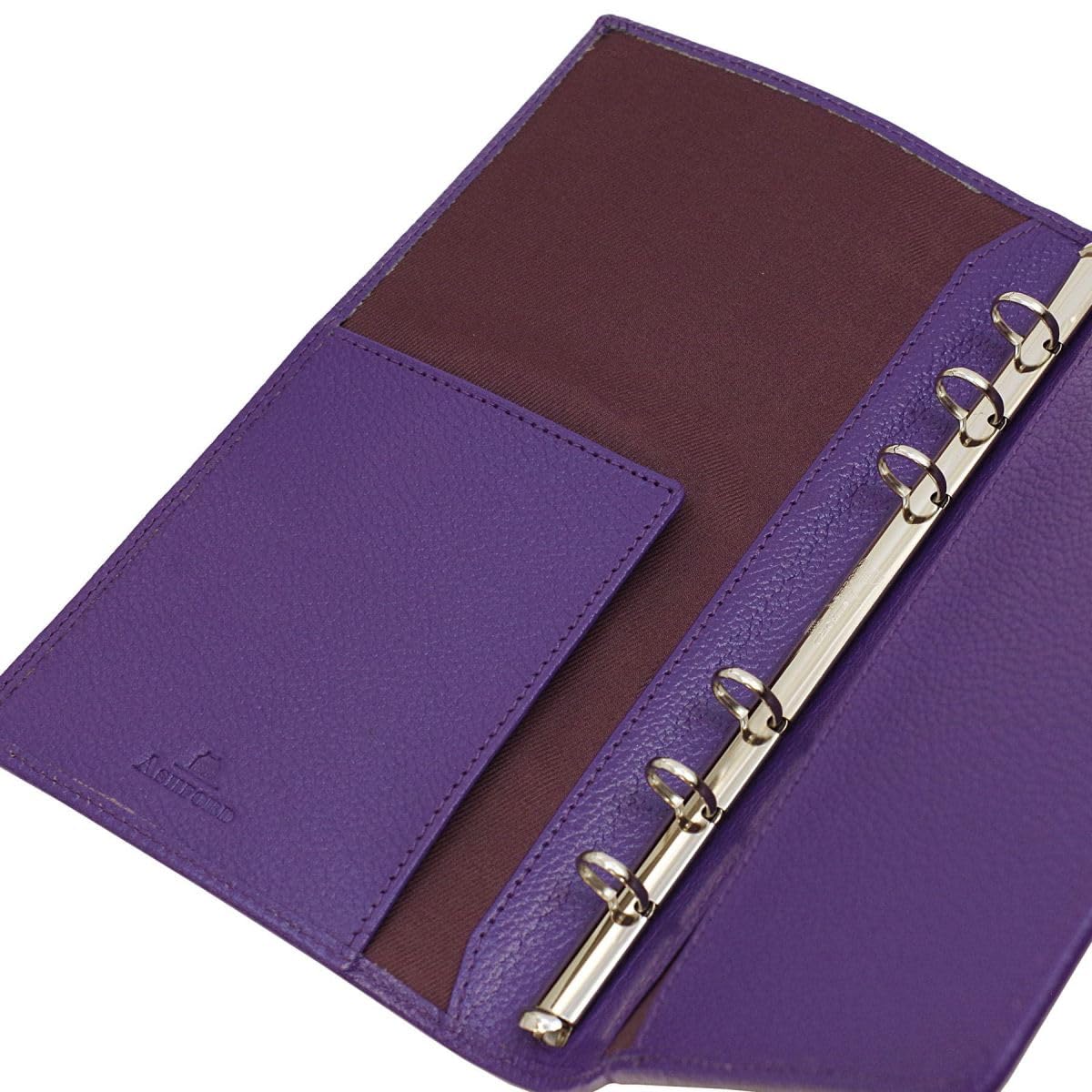 ASHFORD バイブルシステム手帳 11mm イーデンカーフブラウン ASHFORD