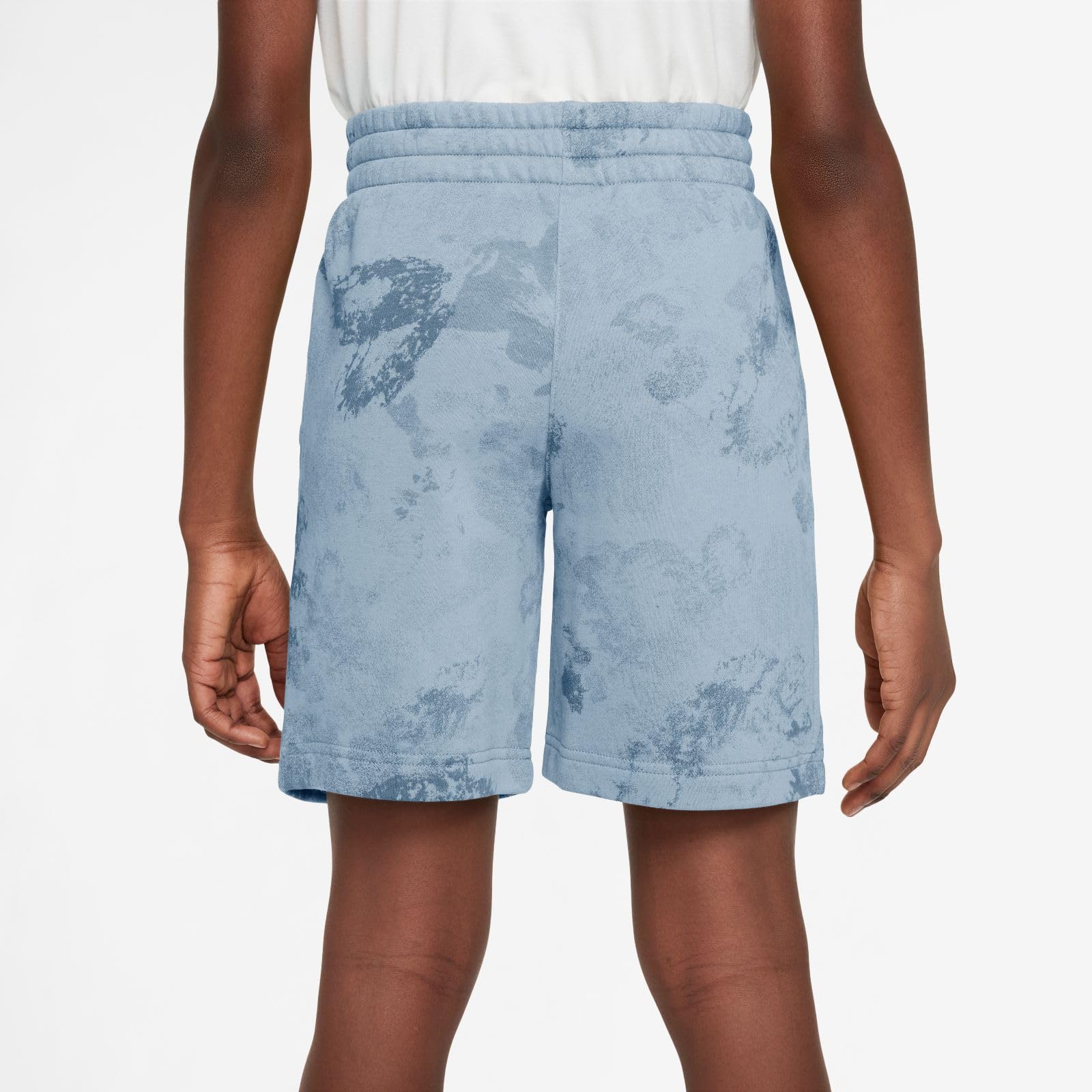 NIKE Kinder Sportswear Club Ft Short Wash Aop - Shorty Uniseks - dzieci