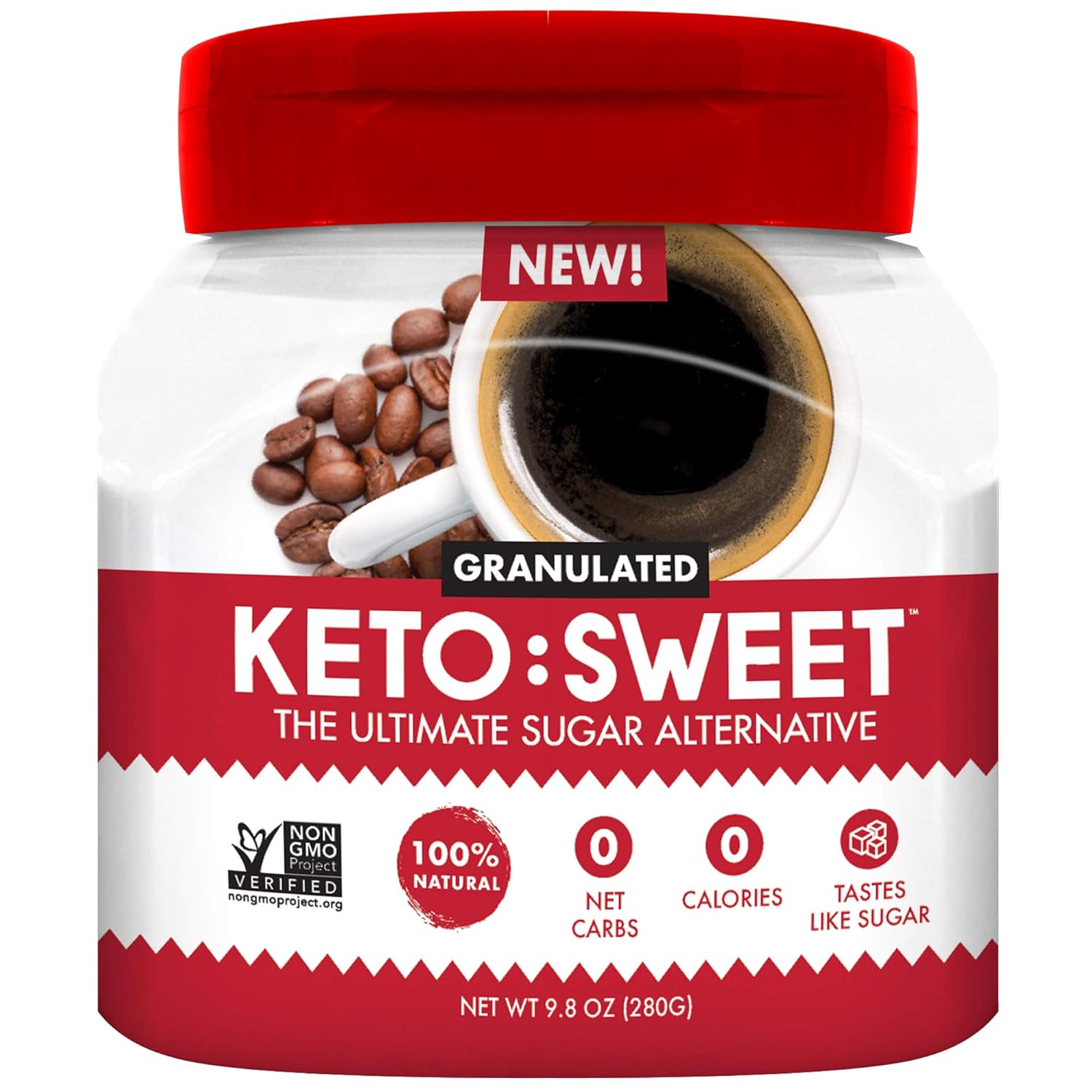 KETOSWEET Ultimate Keto Sugar Alternative, 100 Natural