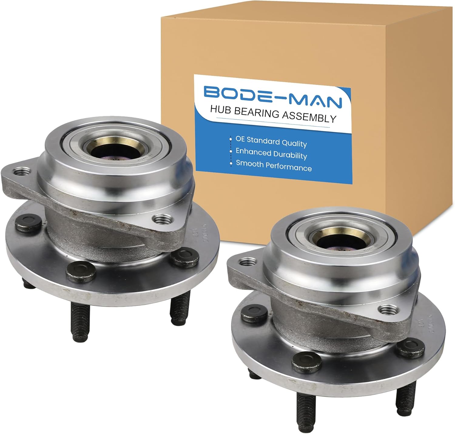 Pair 2 Front Wheel Hub and Bearing Assembly for 1990-1997 Ford Aerostar AWD