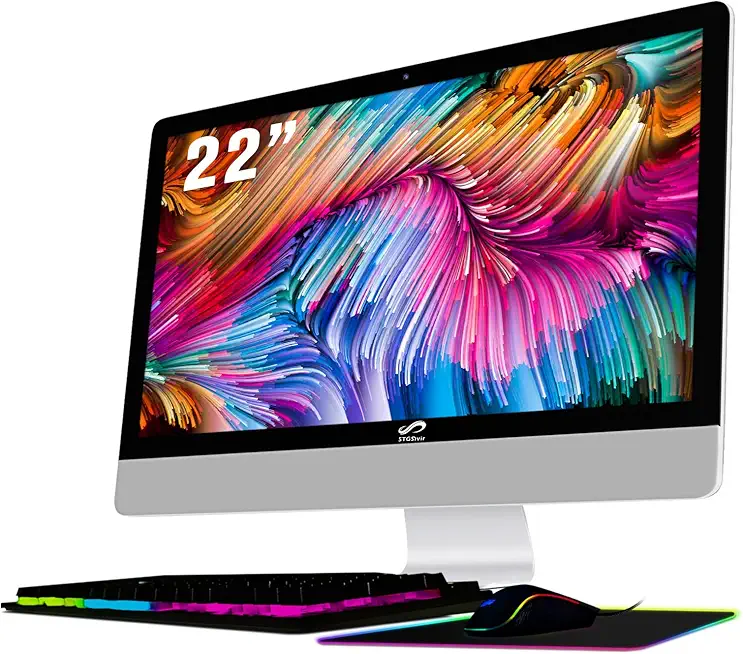 STGSivir All in One Desktop Computer, 22"...