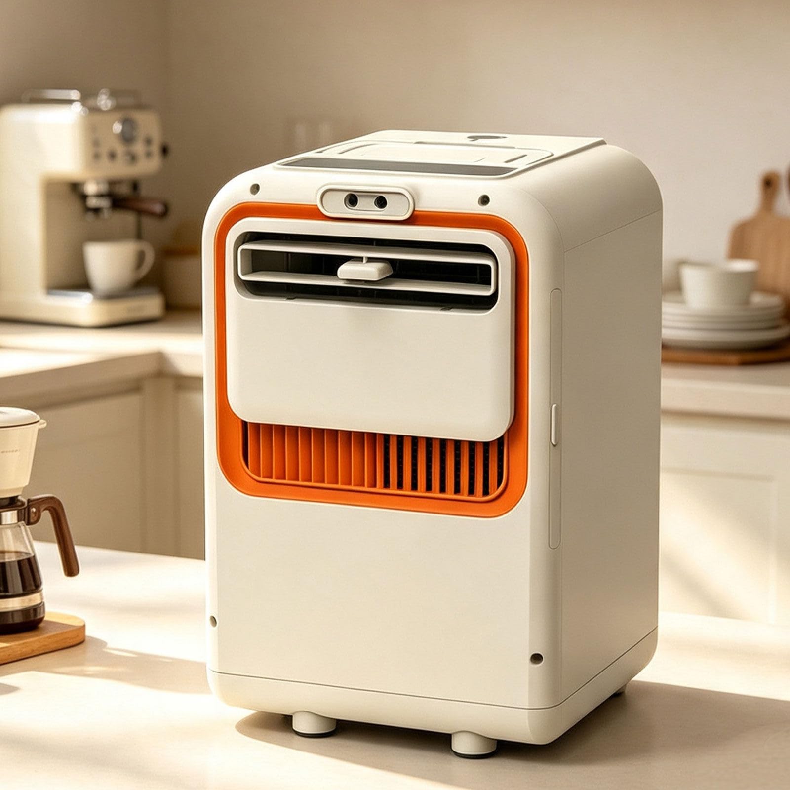 WACLMOTAKE Portable Air Conditioner Independent Dehumidification Mode Portable Split AC, Power-off Protection & Mist Humidifying Function for Motorhome Caravan Office Spaces