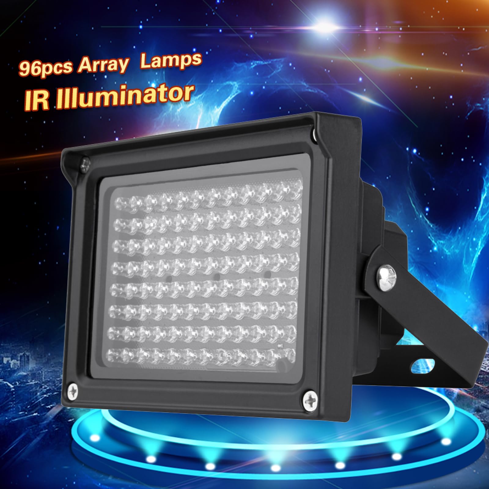 96 LED IR Illuminator Array Lampade Infrarosse Visione Notturna Esterna Impermeabile per Telecamera di