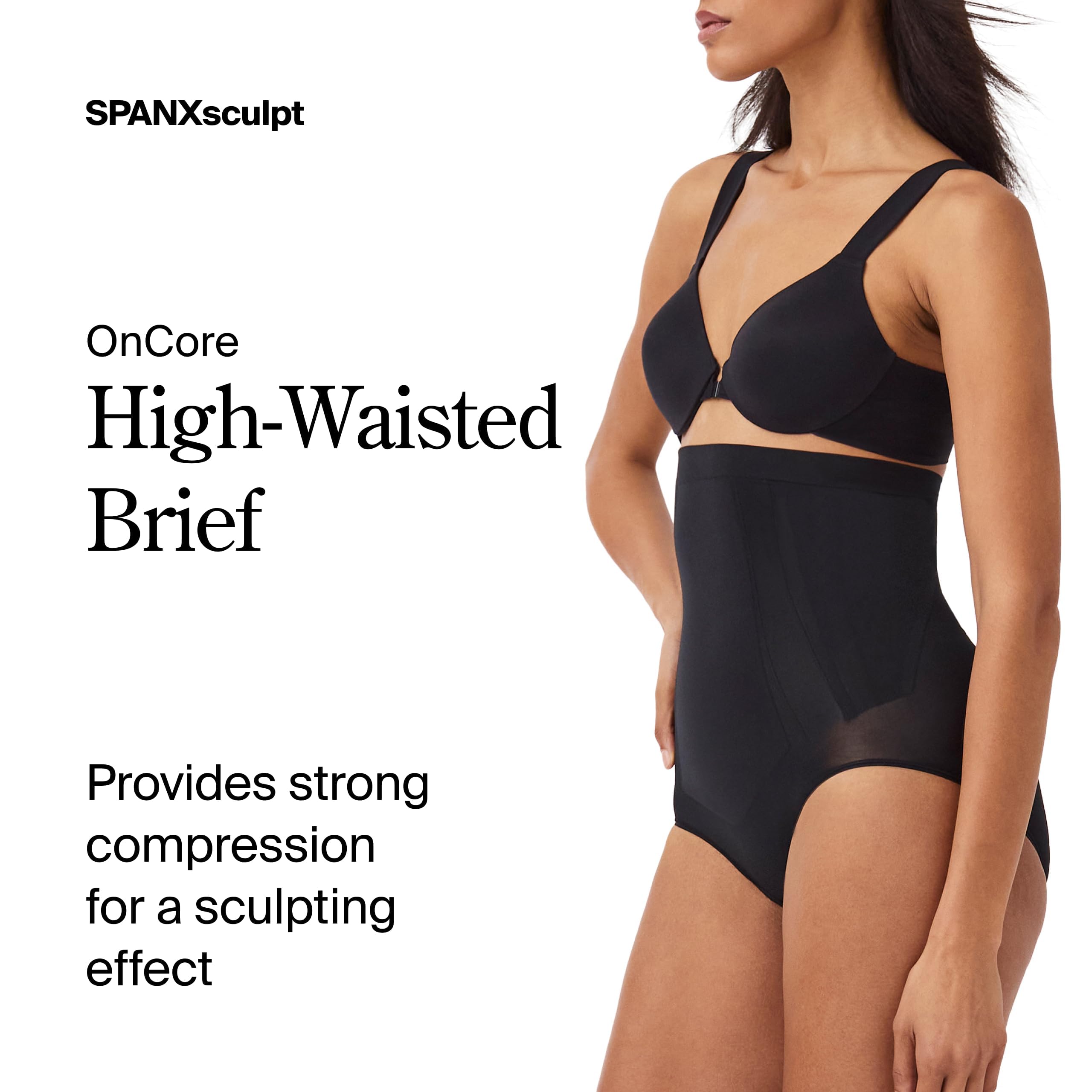 Spanx Spanxsculpt Oncore High-Waisted Brief – Level 4 Powerful Sculpting Shapewear – Comfortable Core Control Underwear - Culotte Sculptante - Minimiseur - Femme
