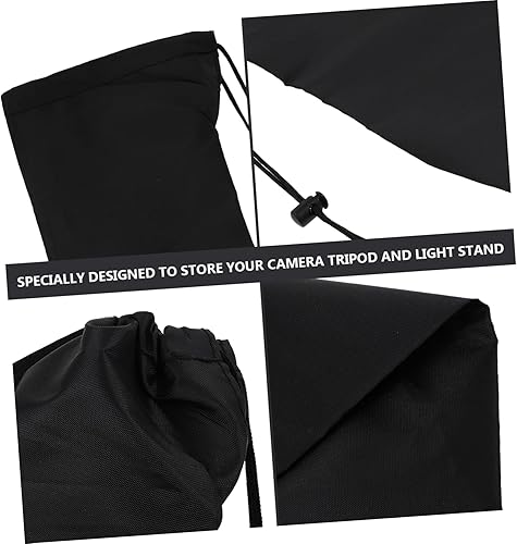 Miniatura 3 de VALICLUD Bolsa de almacenamiento, 5 unidades, organizador de bolsas de almacenamiento, trípode resistente, soporte para cámara, trípode para