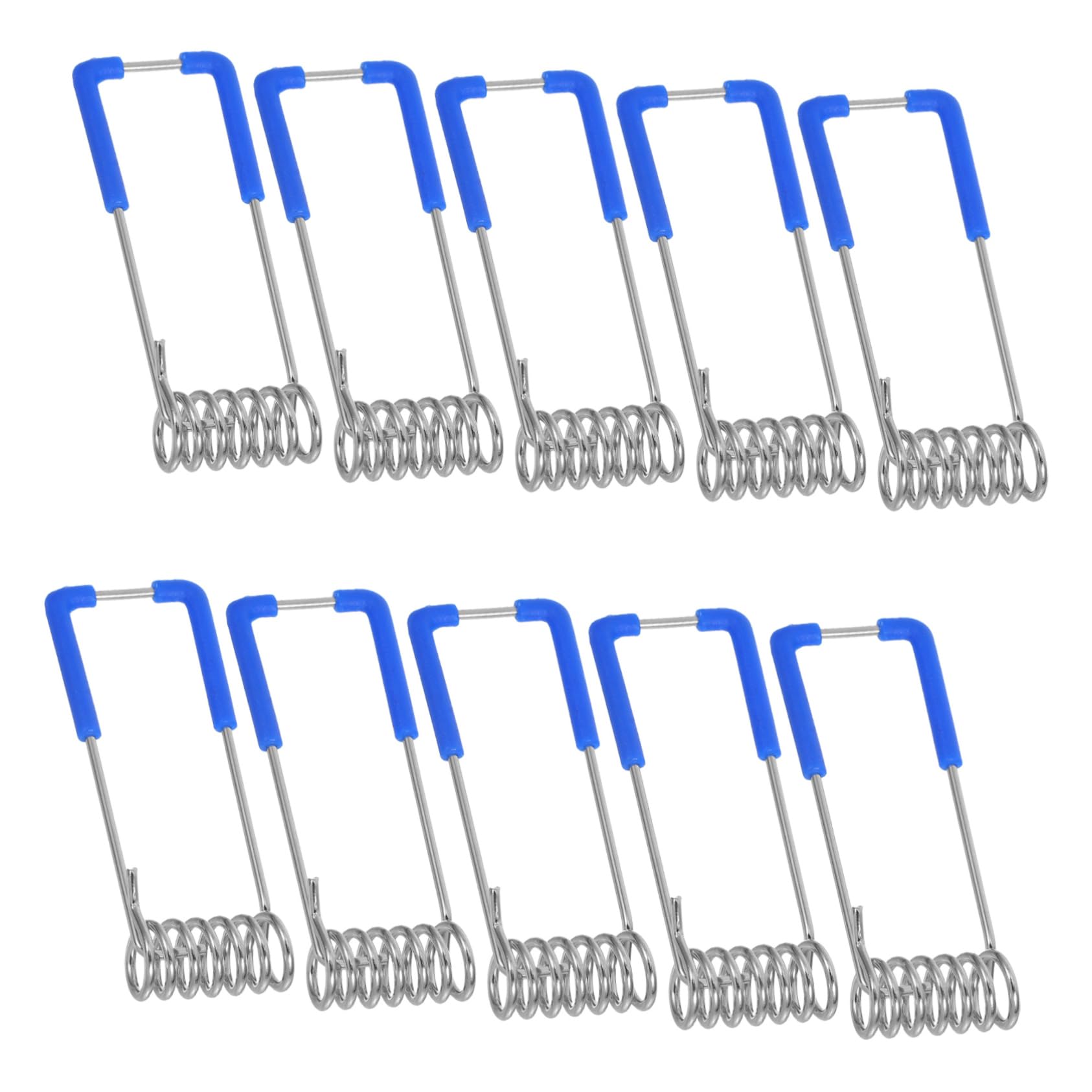 IWOWHERO Spring Clip Retainer for Ceiling Lights 10 Pack Universal Fit for Neon LED Strip Lights Securing Clamp for Lamp