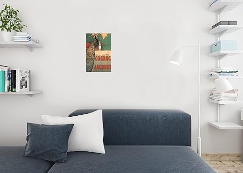 Miniatura 5 de Camille Bouchet Cognac Jacquet Peacock Vintage Brandy francés Bebidas Publicidad Cool Wall Art Poster 12x18