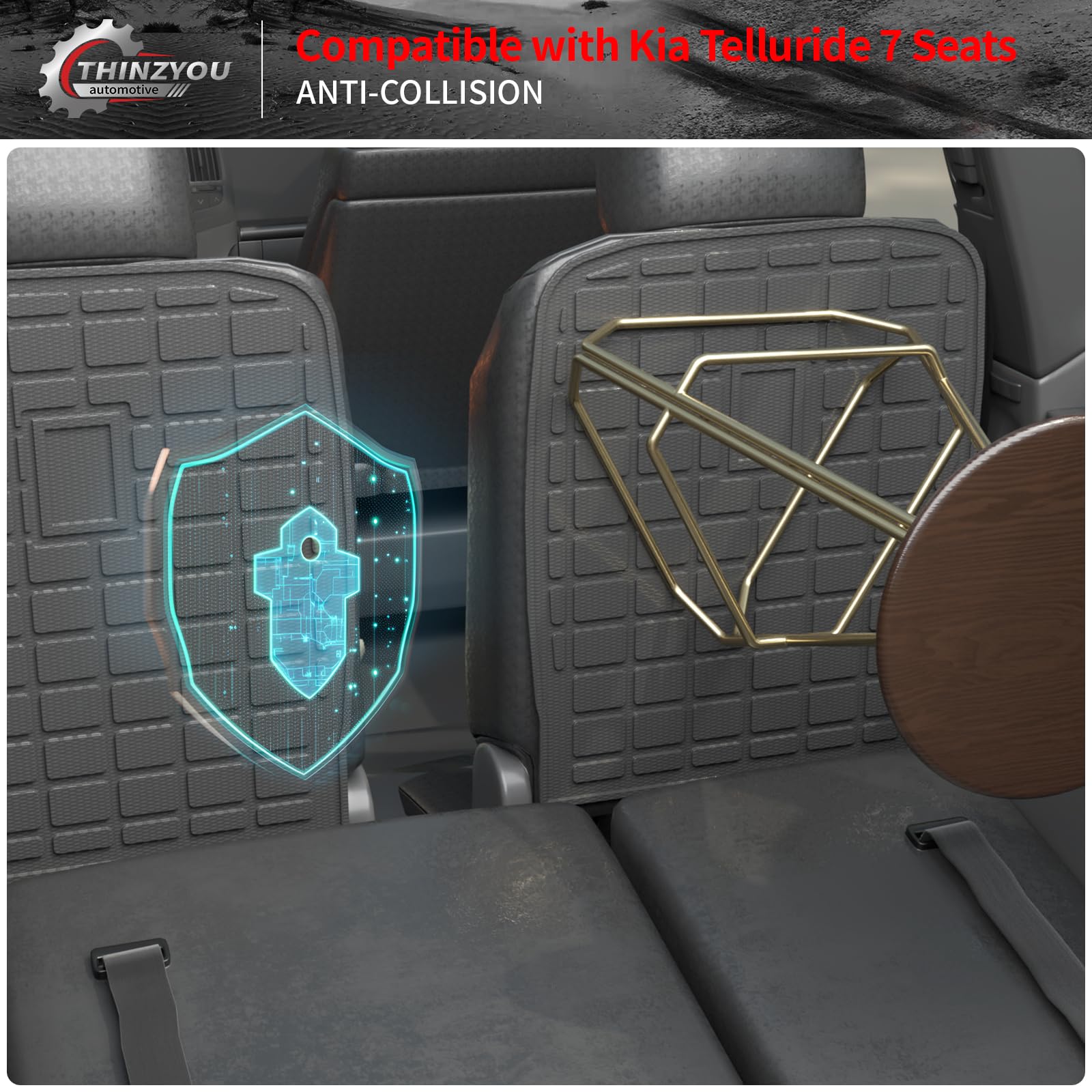 Utiiy Seat Back Cover 2 Nd Row Fit For 2020-2024 Kia - View #11