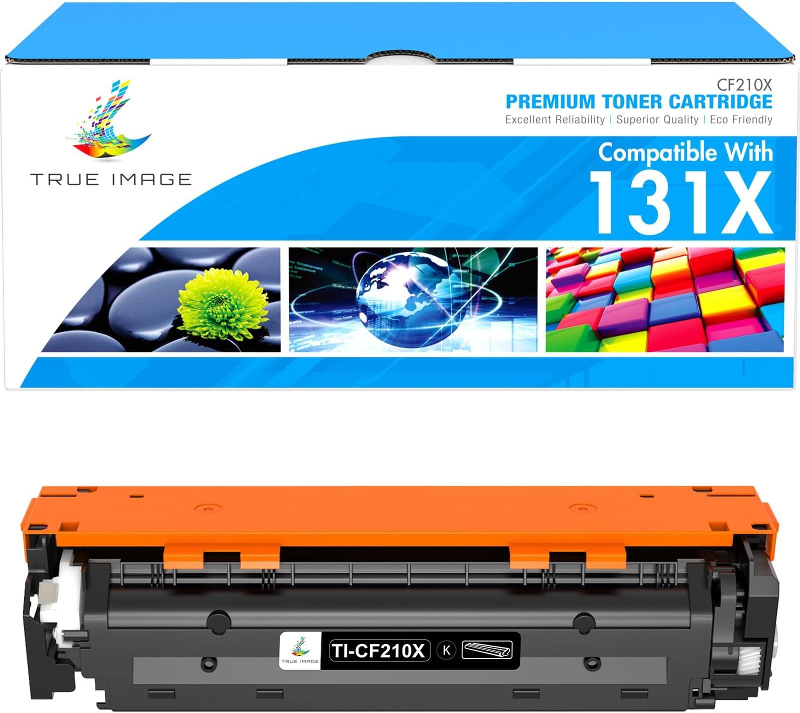 Compatible Toner Cartridge Replacement for HP CF210X 131A 131X CF210A for HP Laserjet Pro 200 Color M251nw MFP M276nw M251n M276n M276 M251 Printer Ink ( Black, 1Pack)
