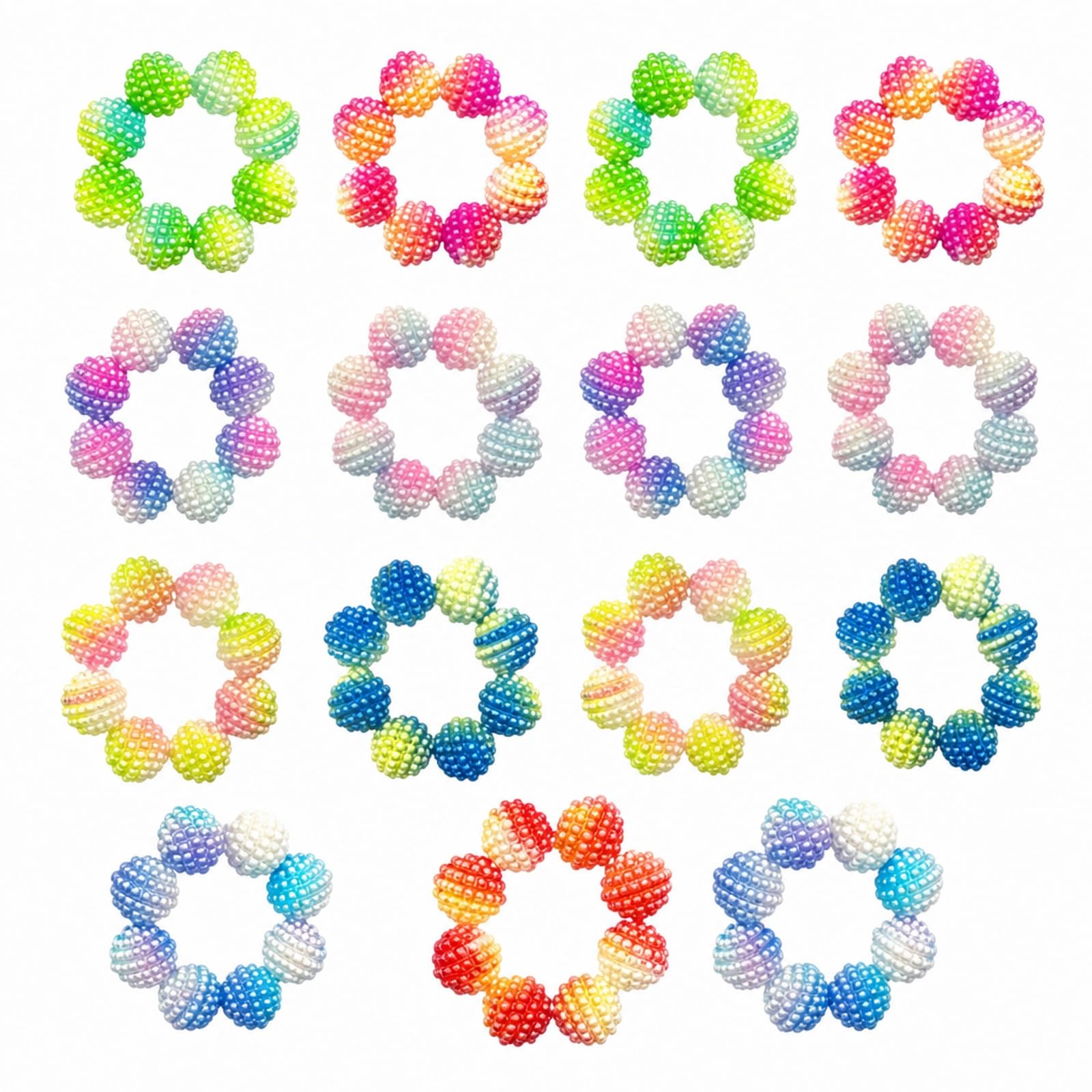 15 pcs Acupressure Rings, Sensory Rings