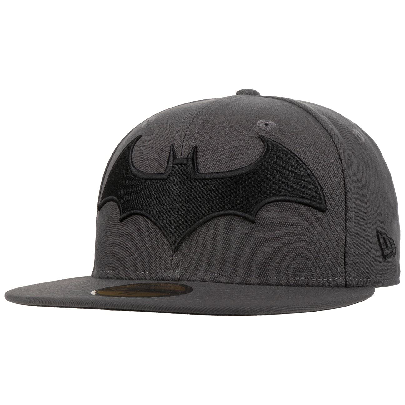 New Era Batman Hush Symbol 59Fifty Hat (7 7/8 Fitted) Grey