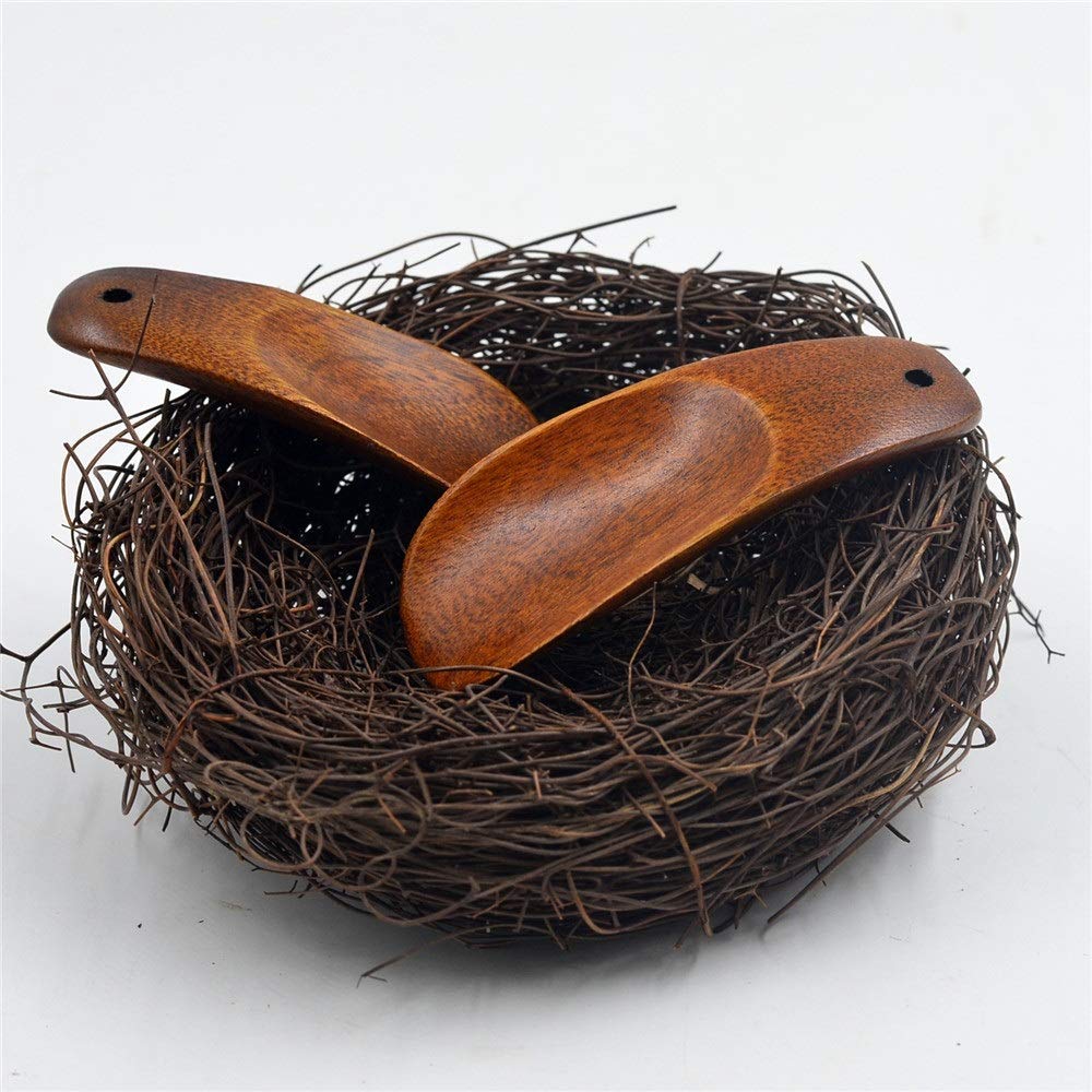 Akcesoria do obuwia odpowiednie dla mężczyzn i kobiet, buty drewniane, przenośne, łatwe do noszenia, buty do zdejmowania (9 cm) Przenośny łyżka do butów (kolor: wielokolorowy, rozmiar: 9 cm) (wielok