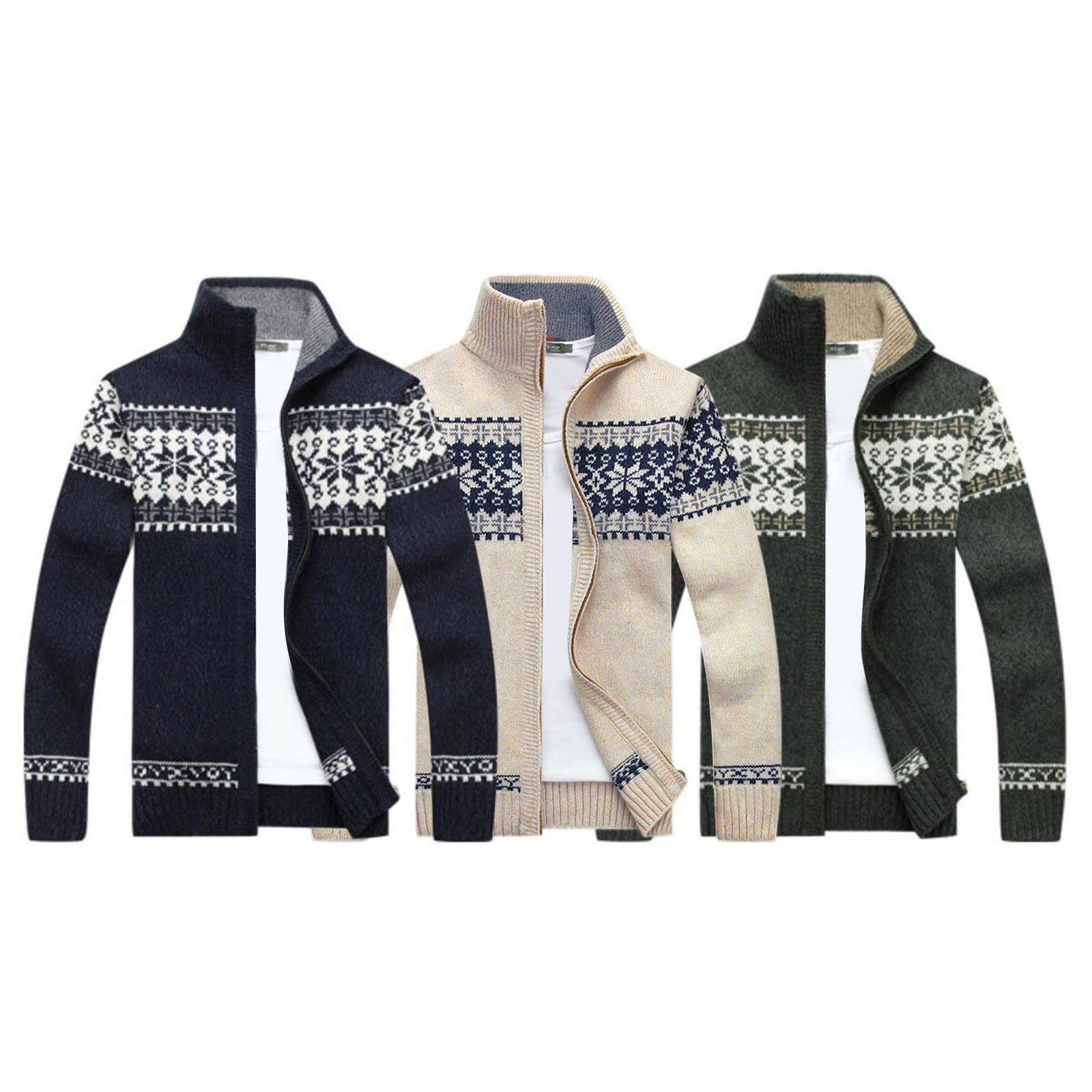 Generisch Maglione natalizio da uomo e da donna, alla moda, casual, personalità, Natale, stampato, coppia, maglione, cappotto