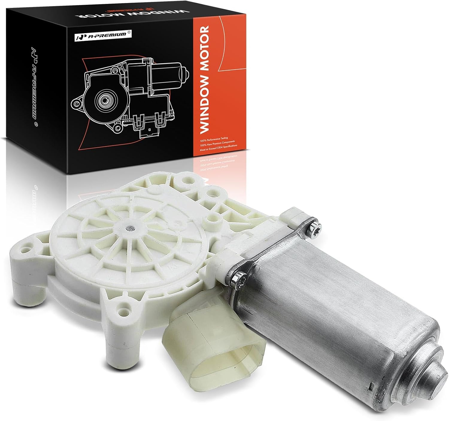 A-Premium Power Window Lift Motor Compatible with BMW X5 2007-2013 Front Left Driver & X6 2008-2014 Rear Left Driver Sport Utility, Replace# 67627267691, 67626967261