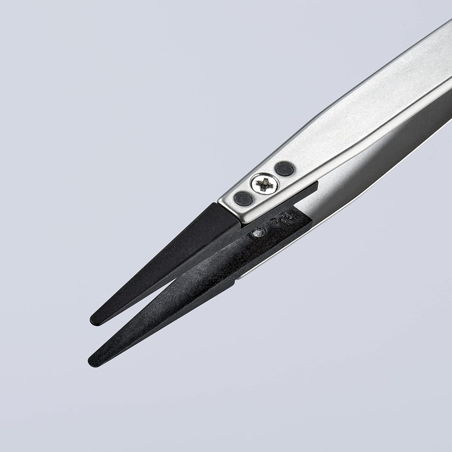 KNIPEX Tools 92 81 01 Premium Stainless Steel Gripping Tweezers-Replaceable Tips, 5-1/4"