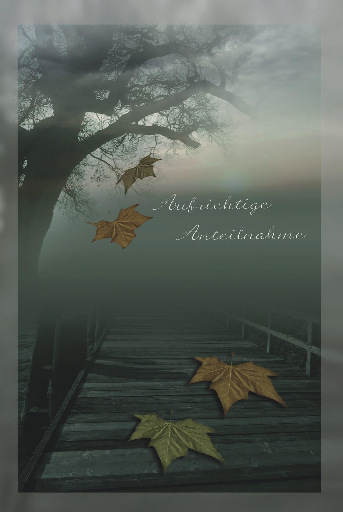 100x Trauerkarten mit Umschlag + 1x Bildmagnet! Beileidskarten Trauerkarte Beileidskarte Klappkarten Klappkarte Kondolenzkarten Trauer Karten Karte Kondolenzkarte 81-6510