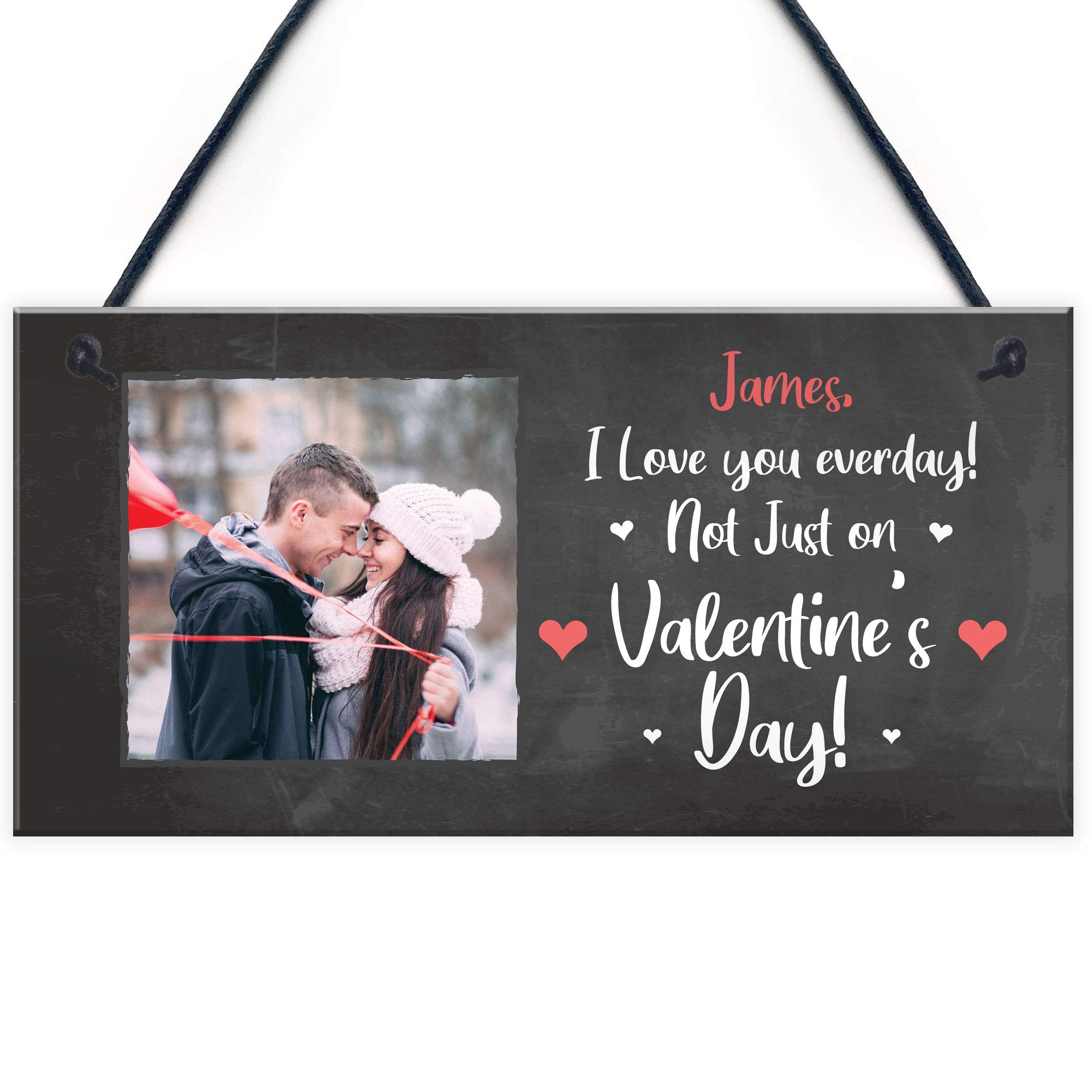 Personalised Photo Plaque Special Valentines Day Gift For Him Her Husband Wife