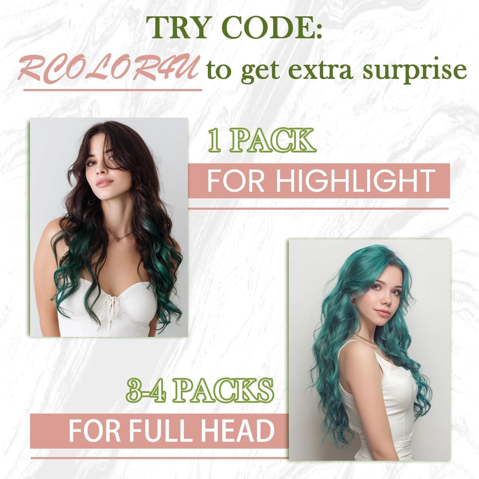 Amazon.com : RUNATURE Tape in Hair Extensions 18 Inch 25g  display picture 1