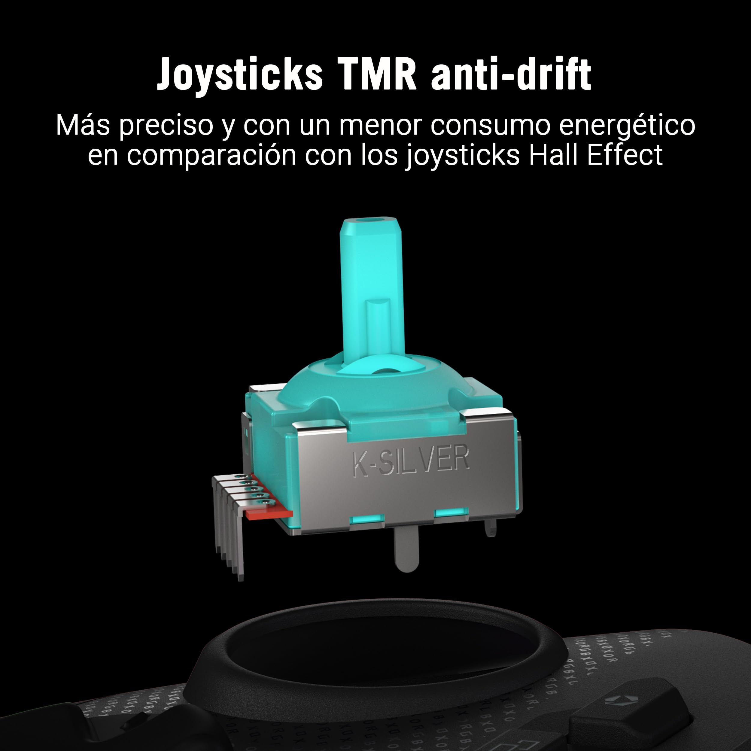 ASUS ROG Raikiri II Xbox Wireless - Mando gaming con joysticks TMR, compatible con Xbox/PC/Ally, frecuencia de sondeo de 1000 Hz, gatillos de dos modos, 4 botones traseros, hasta 50h de batería