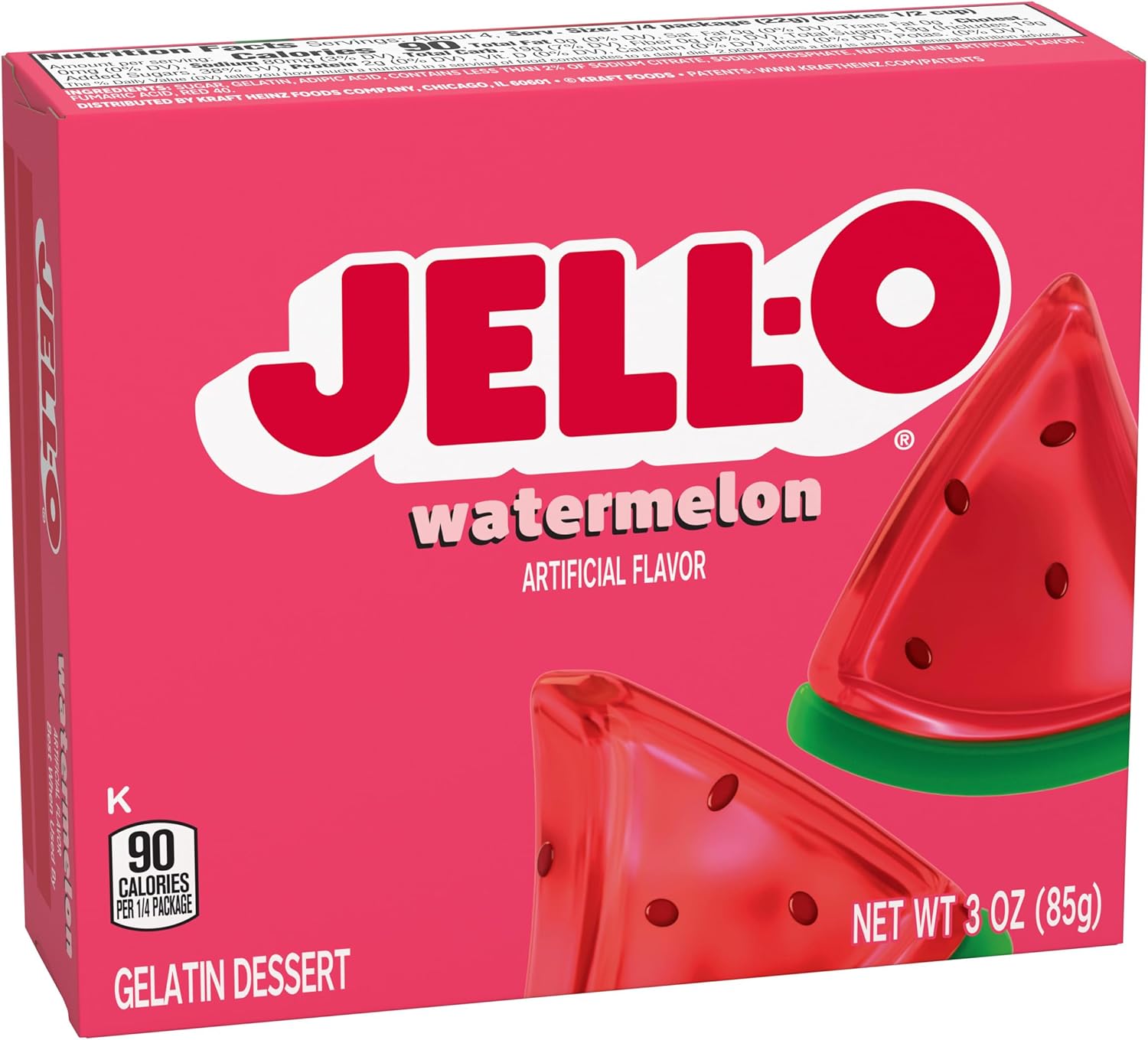 latin Dert Mix, Watermelon Flavored, Artificially Flavored,