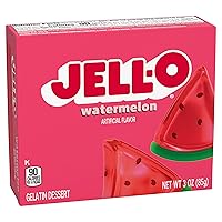 Vista 3 de JELL-O Jello Postre de gelatina, cajas de 3 onzas, paquete de 4