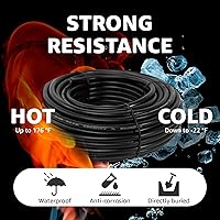 Vista 7 de Cable eléctrico de calibre 16, 2 conductores, cable de PVC trenzado de 30 pies 16 AWG, cable flexible de bajo voltaje de cobre estañado, cable