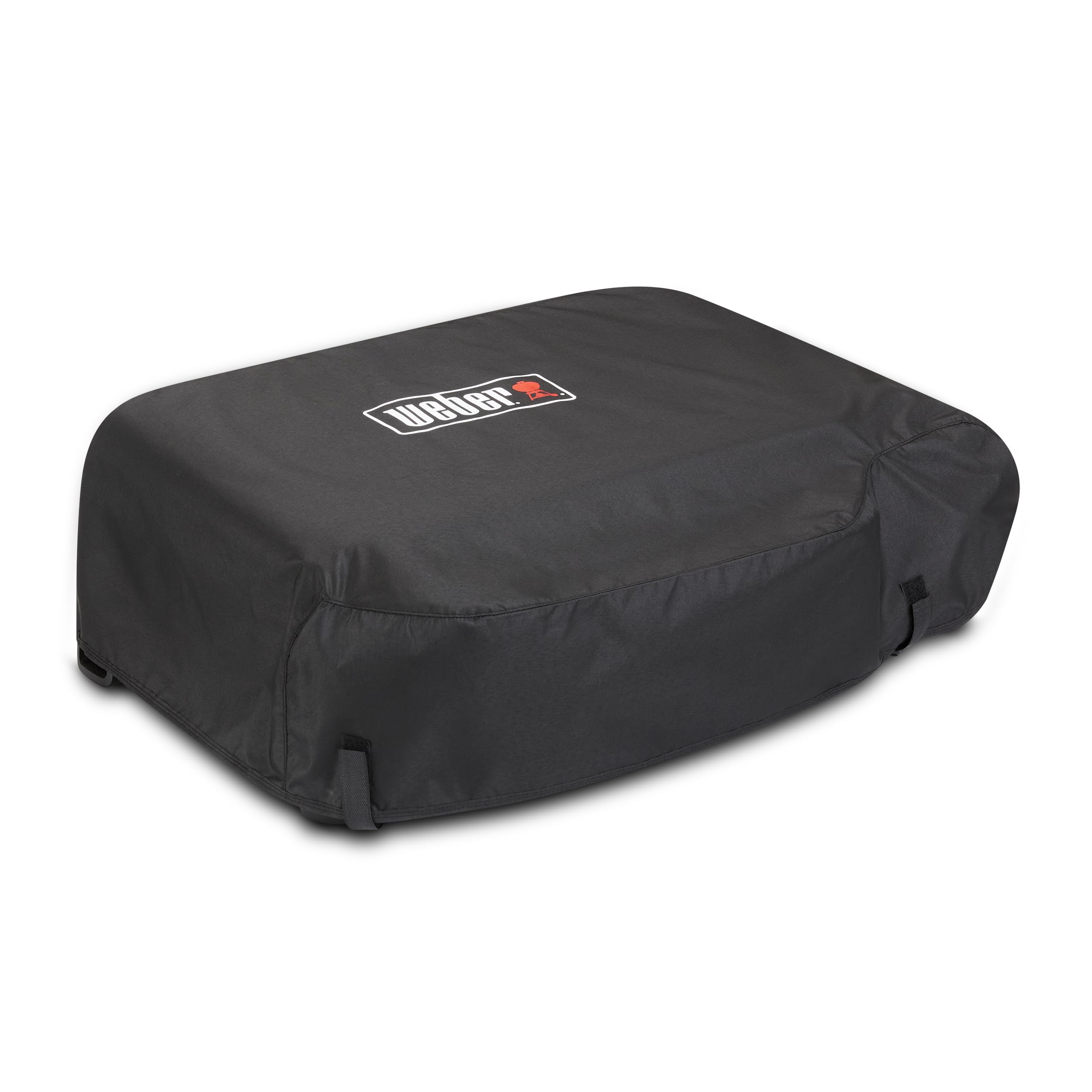 Weber Premium Grill Abdeckhaube für Slate GP 56cm Plancha, atmungsaktiv UV- & wasserbeständig, Schutz for Wind & Wetter, mit Klettverschluss zum Befestigen - Schwarz (3400202)
