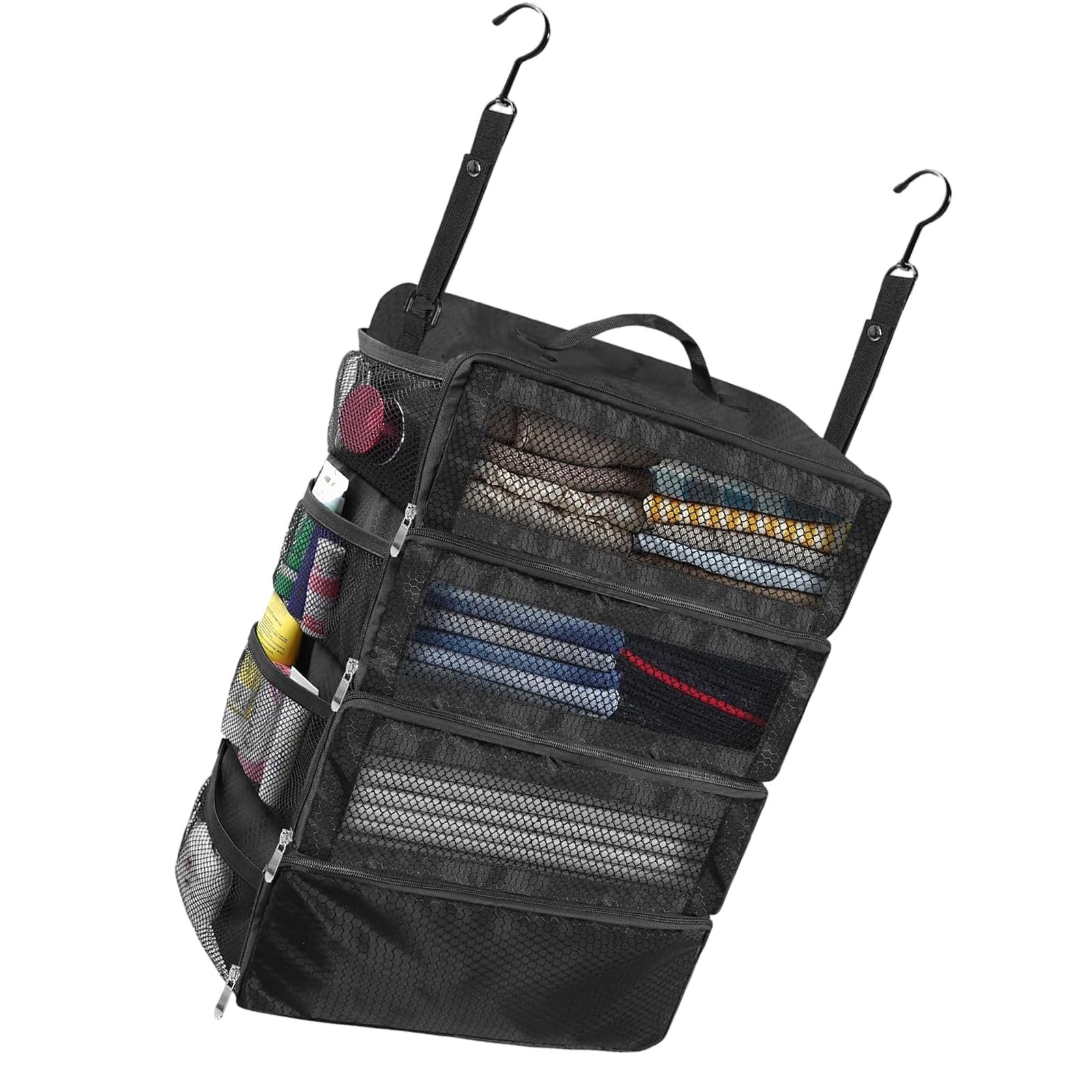 Hredyqw Foldable Travel Clothes Storage Bag Unique Foldable Clothing Storage Bag With Multiple Sections For Neat