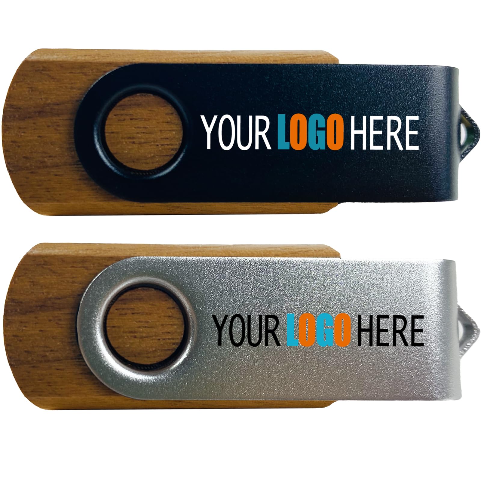 [32 GB 3.0-10 szt.] Niestandardowa drewniana pamięć flash USB 32 GB USB3.0 z matową osłoną, 10 sztuk drewnianych dysków USB ze spersonalizowanym logo, spersonalizowane pendrive'y z marką, orzech
