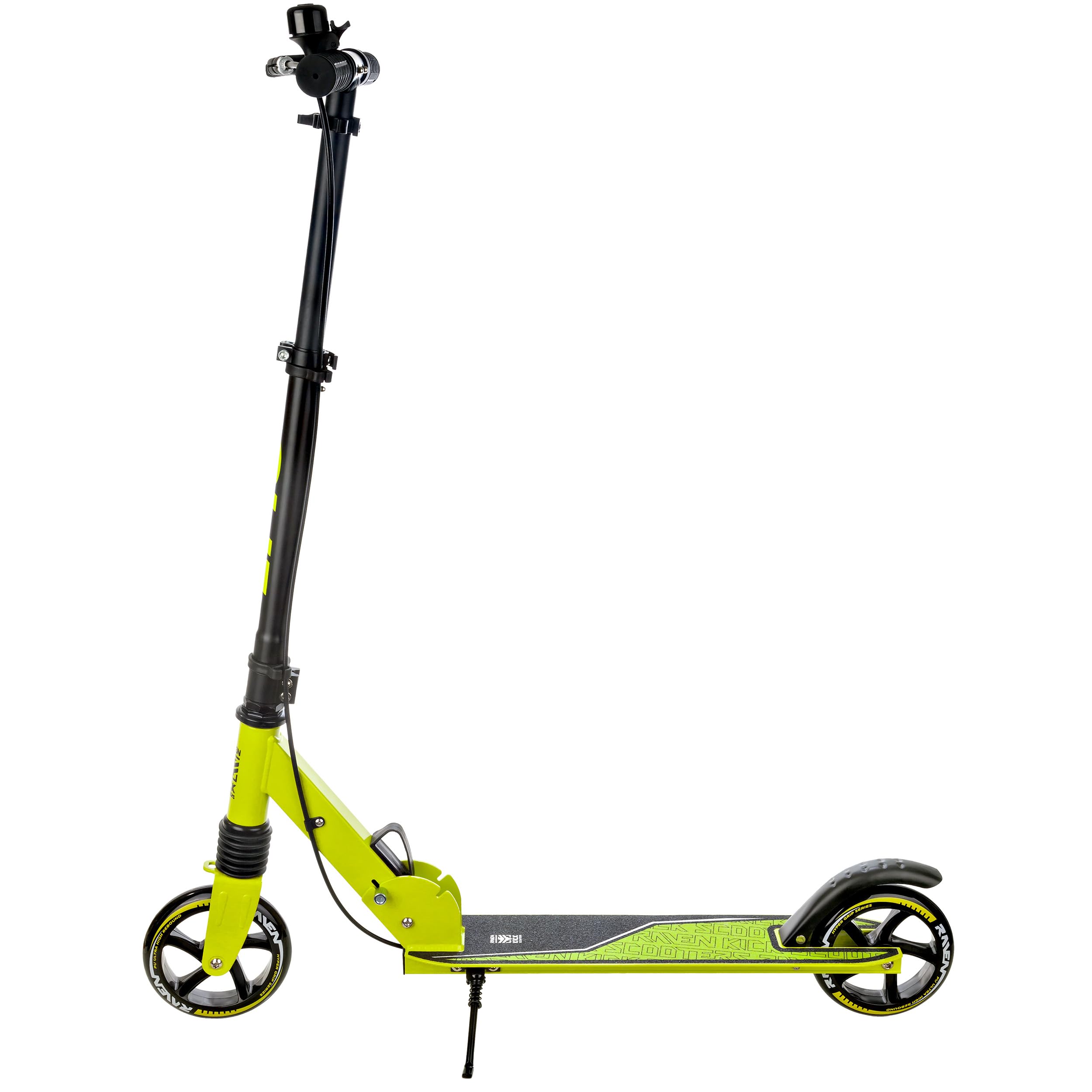 Raven - Monopattino per bambini e adulti - Scooter - Monopattino freestyle - Pieghevole, cuscinetti ABEC-9, manubrio regolabile in 4 posizioni