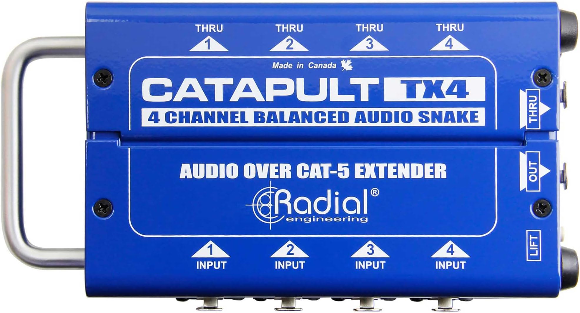 Radial engineering Catapult TX4 4-Channel Audio Snake (Trans-less) Module