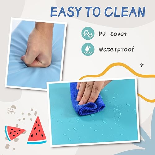 Miniatura 4 de Merax Juguetes de escalada de interior para niños pequeños, 9 piezas de bloques de escalada de espuma para subir y gatear túnel suave juego (9