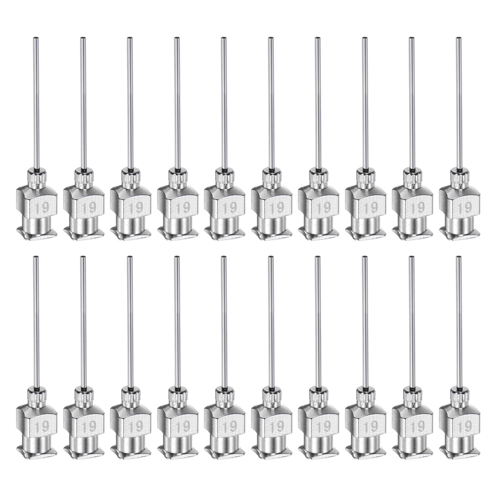 HARFINGTON 20pcs 18Gauge Stainless Steel Dispensing Needles, 1" All Metal Glue Needle Tube Blunt Tips Luer Lock for Thick Liquids, Ink, Glue, Lab Use — Amazon image 26