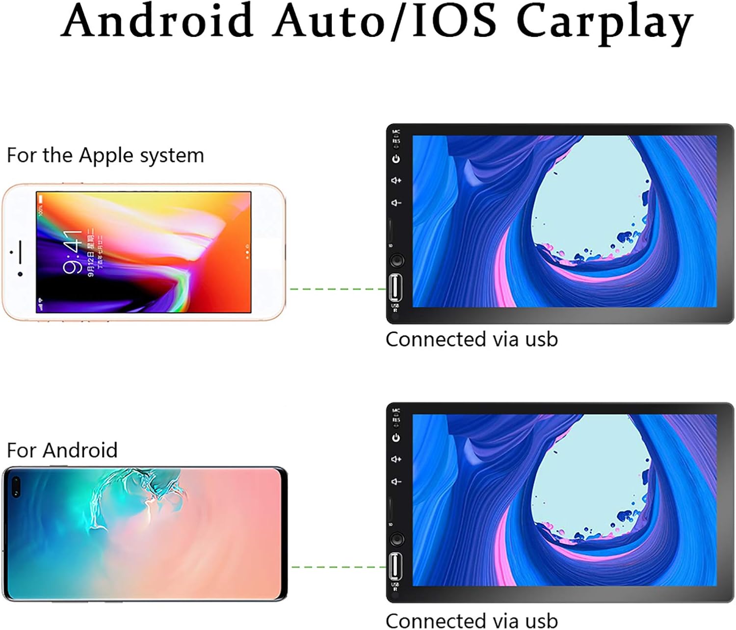 Lіmіtеd Stосk Nhopeew Android Auto/Apple CarPlay Double Din Car Stereo, 7 inch Touchscreen Car Radio with Backup Camera, Bluetooth/FM/RCA/Mirror Link/Steering Wheel Control/TF Card/AUX/USB/Steering Wheel Control Chеареѕt 🛒 Nhopeew Android Auto/Apple CarPlay Double Din Car Stereo, 7 inch Touchscreen Car Radio with Backup Camera, Bluetooth/FM/RCA/Mirror Link/Steering Wheel Control/TF Card/AUX/USB/Steering Wheel Control