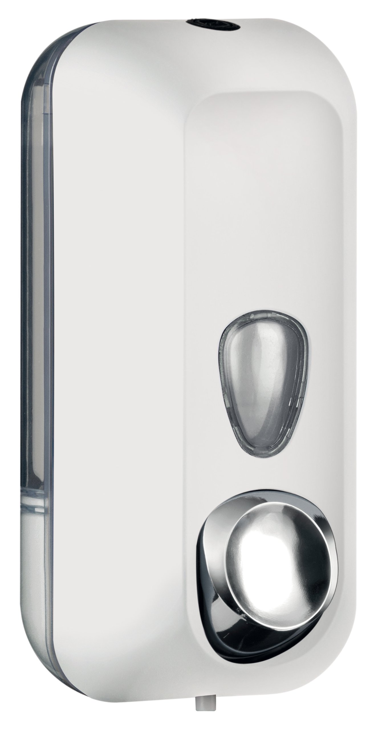 Mar Plast Dispenser DOSATORE DISTRIBUTORE Sapone A Muro A RIEMPIMENTO COLORATO Colored Soft Touch (Bianco)