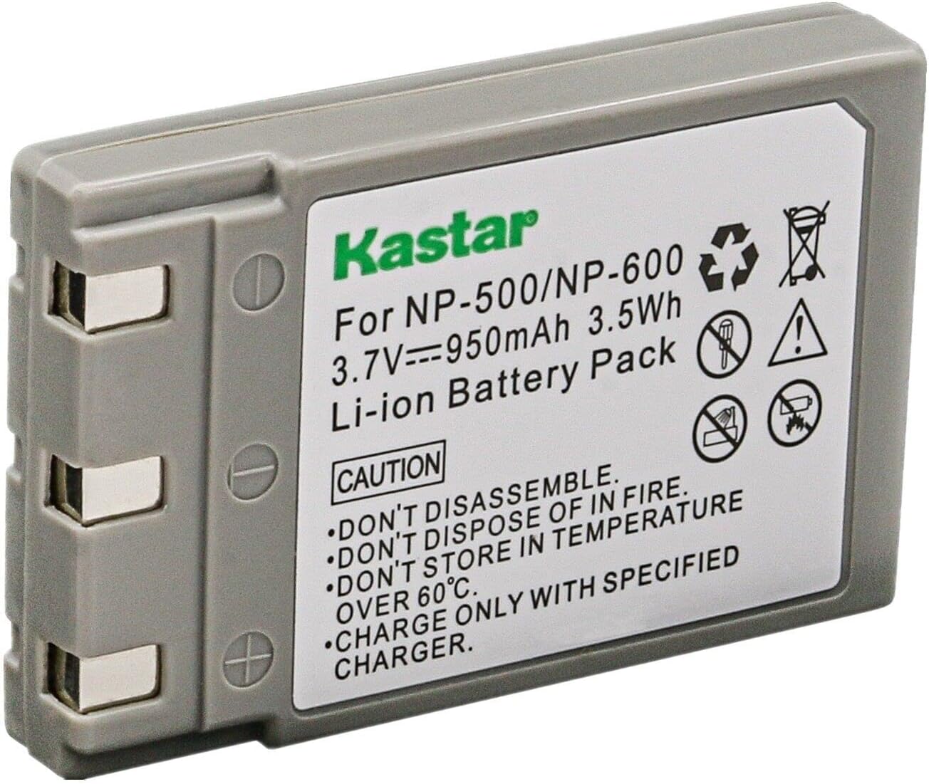 Kastar Battery 4-Pack Replacement for Konica DR-LB4, Minolta NP-500 NP-600 Battery, Konica Revio KD-310 KD-310Z KD-400Z KD-410Z KD-500Z KD-510Z, Minolta DiMage G400, DiMage G500, DiMage G600 Camera