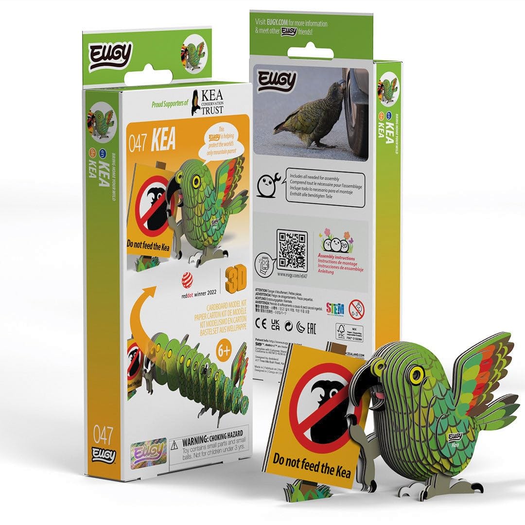 EUGY 047 Kea Eco-Friendly 3D Paper Puzzle