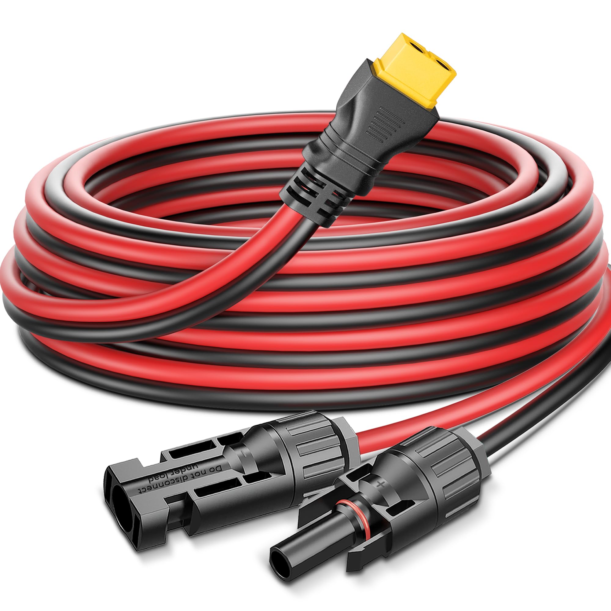 Gonifeto 10AWG Solar to XT60 Charging Cable(4ft), Solar to XT60 Charging Extension Wire for Portable Power Station Ecoflow Generator, Solar Panel to